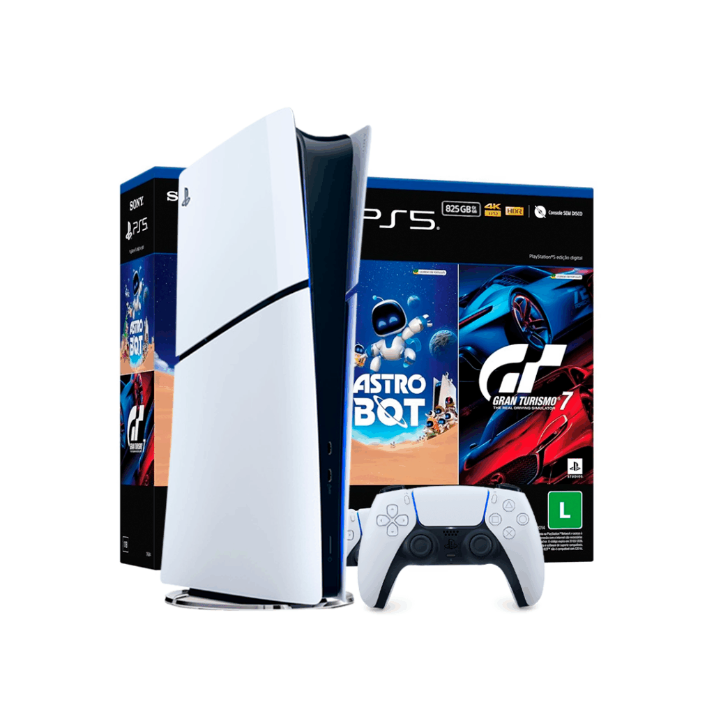 Console Playstation 5 Slim Digital Edição Astro Bot + Gran Turismo 7