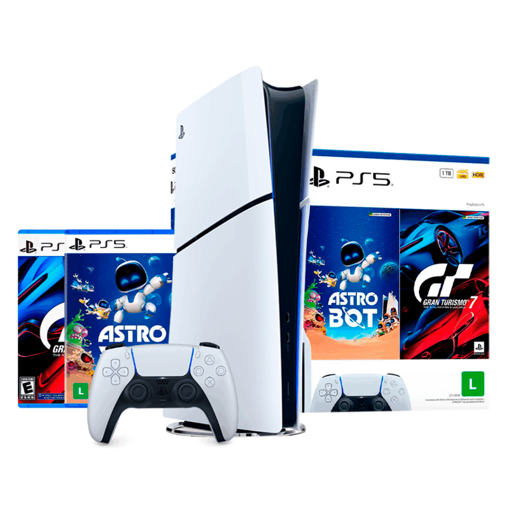 Console Playstation 5 Slim Edição Astro Bot + Gran Turismo 7