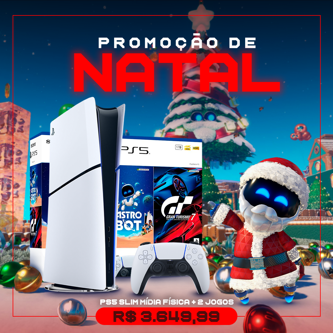 Console Playstation 5 Slim Edição Astro Bot + Gran Turismo 7